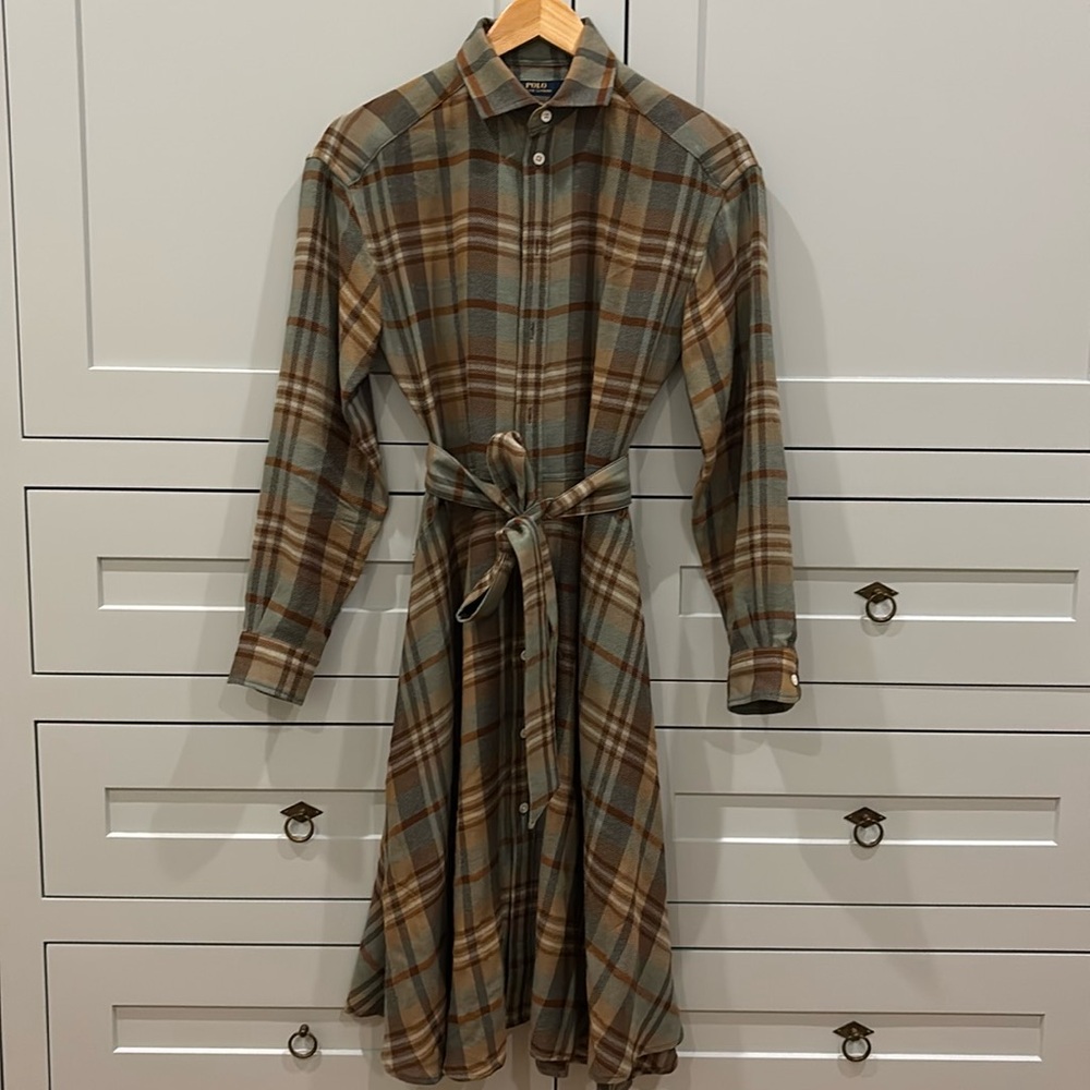 RL Wool Shirt Dress